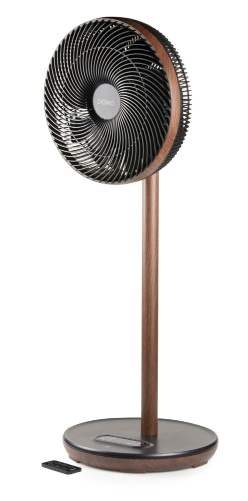 Levně Stojanový ventilátor s 3D oscilací - Wood Style - DOMO DO8155