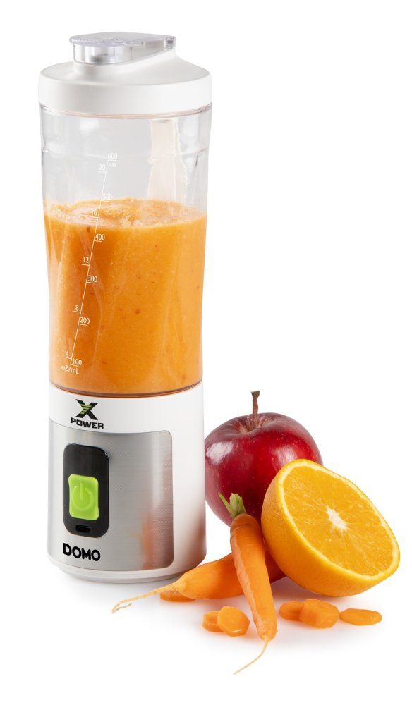 Levně Aku smoothie mixér X-Power to go 120W - bílý - DOMO DO752BL