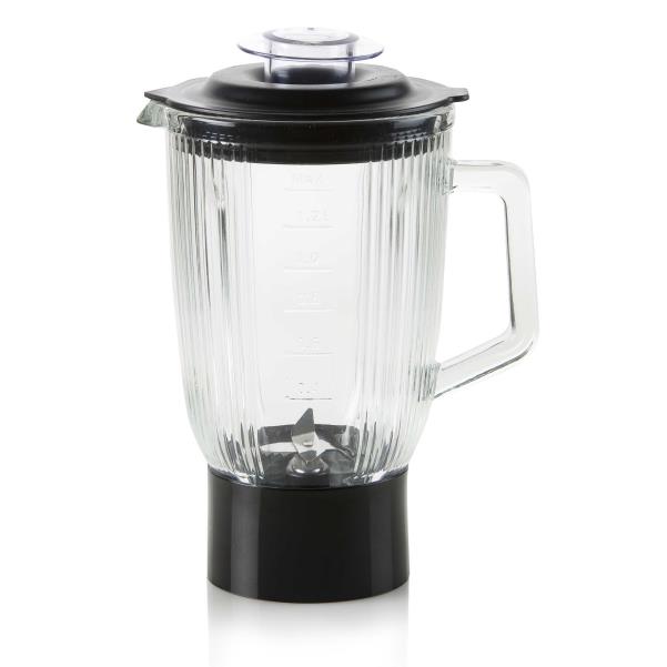 Levně Skleněný mixér ke kuchyňskému robotu - DOMO DO1023KR-B