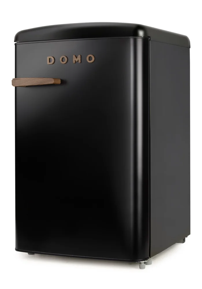 Retro lednice bez mrazáku - 122 l - matná černá - DOMO DO91712R