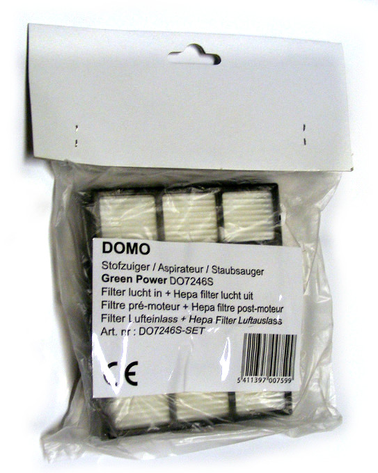 Sada vstupního,výstupního a HEPA filtru - DOMO DO7246S-SET